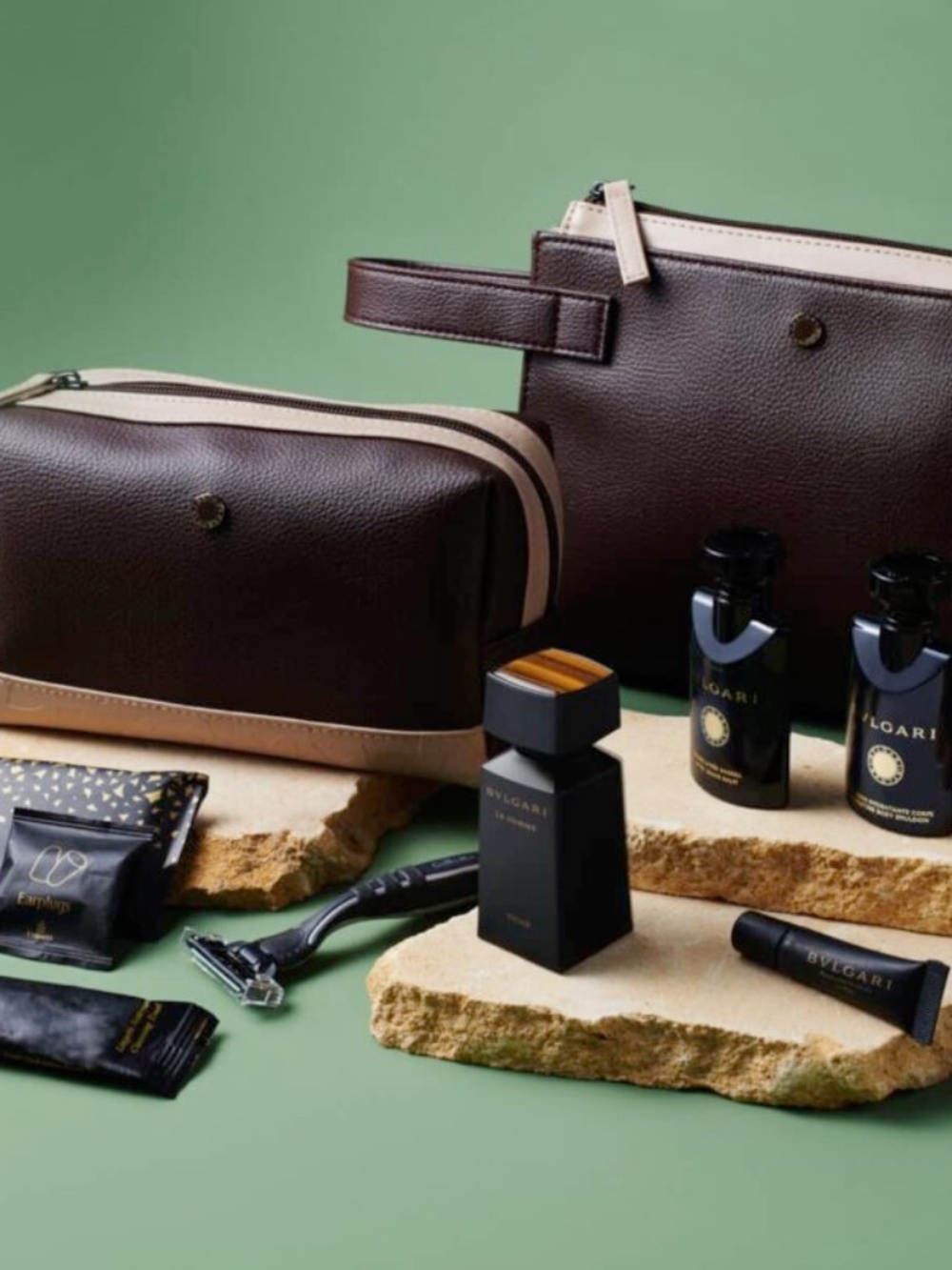 BVLGARI | Emirates First Class Toiletry Bag for Men